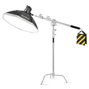 Combo chân đèn Jinbei CK-1 + boom MF-02 - Chính hãng