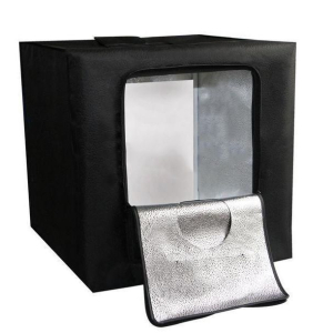 Hộp chụp sản phẩm 60x60cm chuyên nghiệp có đèn Led - Chính hãng