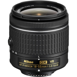 Nikon AF-P 18-55mm f/3.5-5.6 DX VR - Likenew 98%