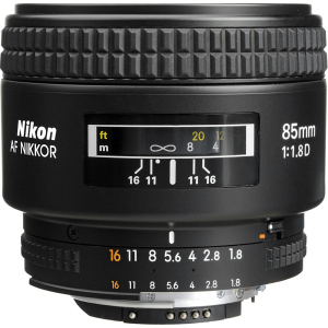 Nikon AF 85mm f/1.8 D - Likenew 95%