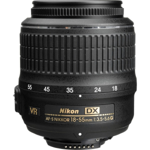 Nikon AF-S DX 18-55mm f/3.5-5.6G VR - Likenew 95%