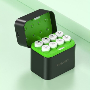 Bộ sạc 8 pin Pisen AA5 (Pisen-8) 3600mWh Li-ion 1.5V - Chính hãng