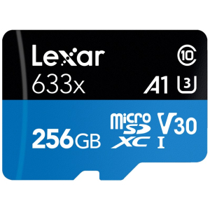 Thẻ nhớ microSDXC Lexar 256GB 100MB/s UHS-I Blue Series