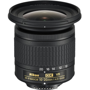 Nikon AF-P DX NIKKOR 10-20mm f/4.5-5.6G VR - Likenew 96%