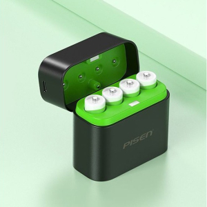 Bộ sạc 4 pin Pisen AA5 (Pisen-4) 3600mWh Li-ion 1.5V - Chính hãng