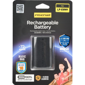 Pin sạc Pisen LP-E6NH dùng cho Canon - Chính hãng