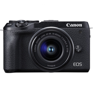 Canon EOS M6 Mark II + Kit Lens 15-45mm - Likenew