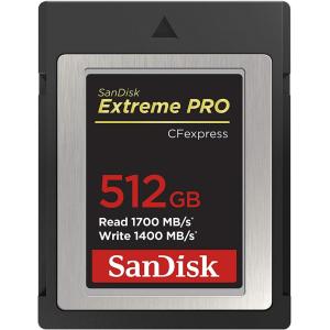 Thẻ nhớ CFexpress SanDisk Extreme PRO Type B 512GB 1700 MB/s