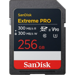 Thẻ nhớ SDXC Sandisk Extreme Pro UHS-II U3 256GB 300MB/s