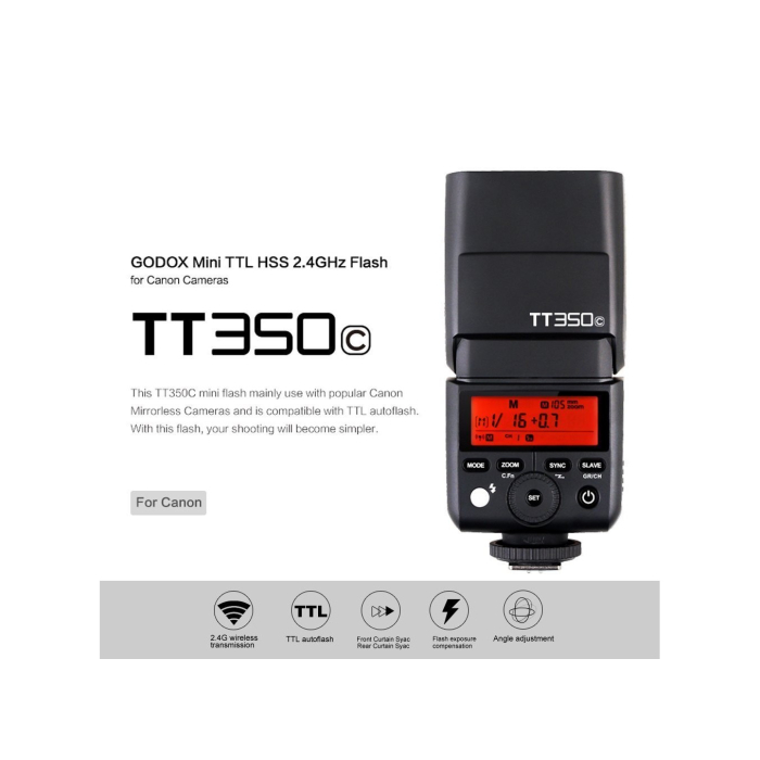Đèn flash Godox TT350 (For Nikon) - Chính hãng