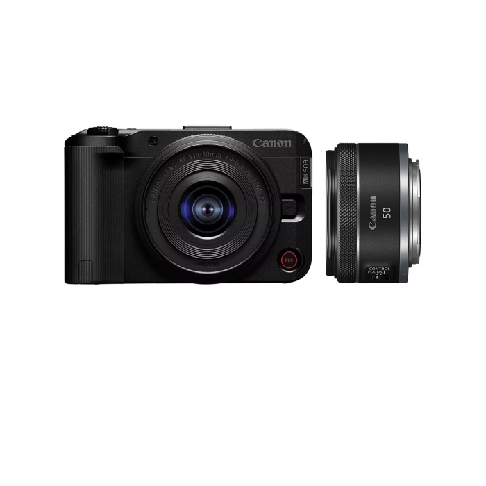 Canon EOS R50 V - (Kèm Kit Lens 14-30mm + Canon RF 50mm f/1.8 STM) Chính hãng