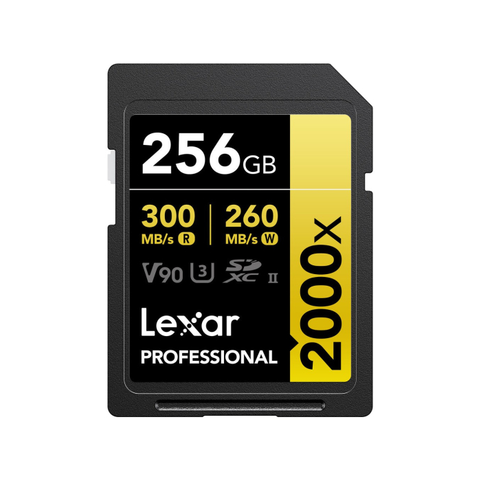 Thẻ nhớ SDXC Lexar 256GB 300MB/s Professional 2000x UHS-II Gold Series