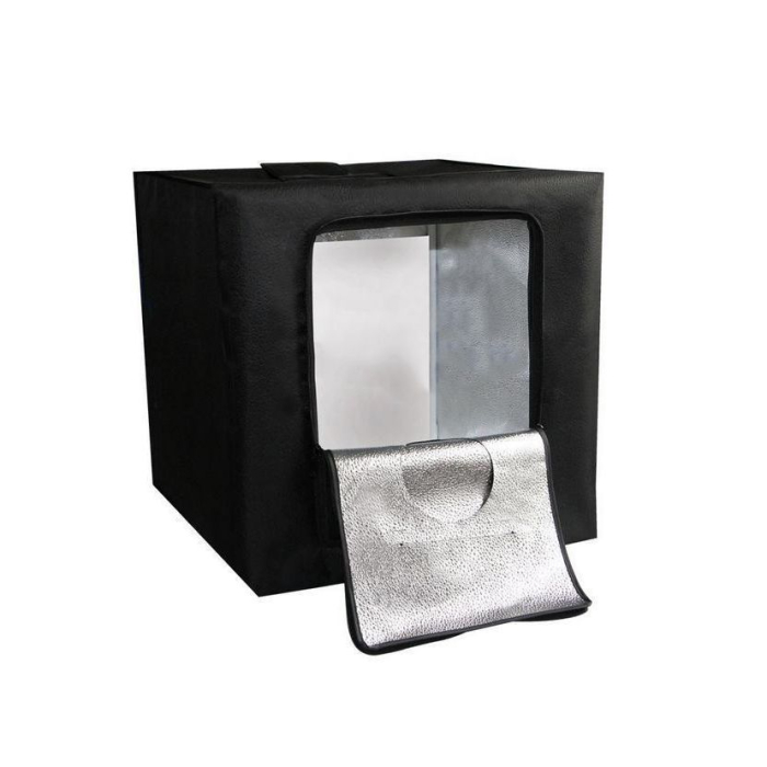 Hộp chụp sản phẩm 60x60cm chuyên nghiệp có đèn Led - Chính hãng