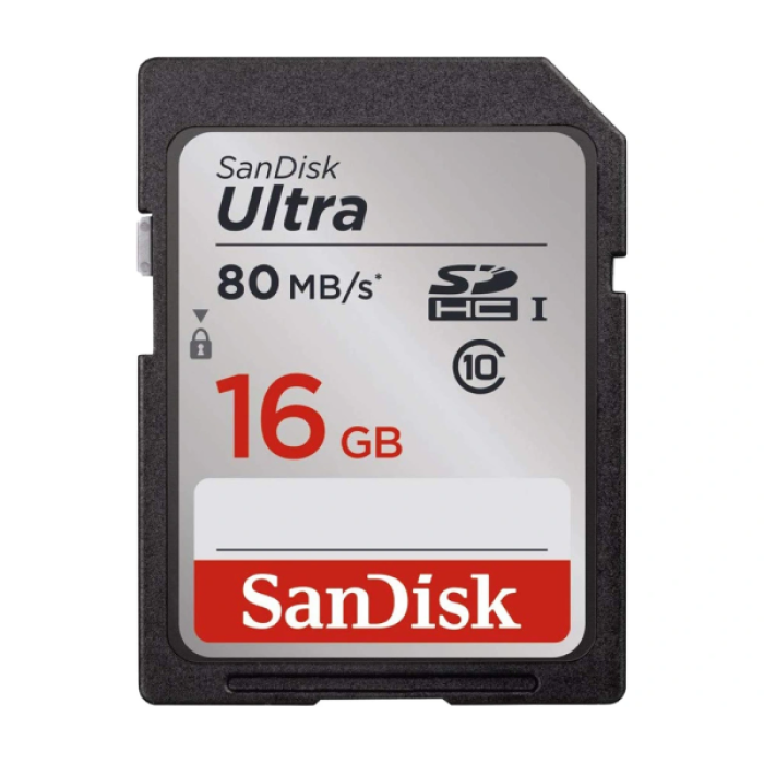Thẻ nhớ SD Ultra SanDisk 16GB Class 10 - 80MB/s