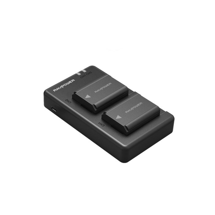 Bộ 2 pin và sạc kép RAVPower RP-PB056 for Sony - Chính hãng (NP-FW50)