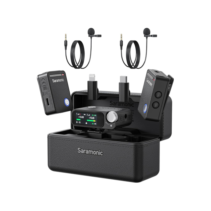 Microphone Saramonic Ultra (2TX + 1RX + Mic cài áo) - Chính hãng