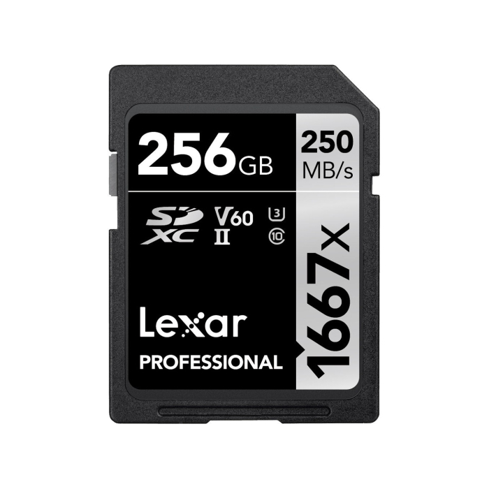 Thẻ nhớ SDXC Lexar 256GB 250MB/s Professional 1667x UHS-II Silver Series
