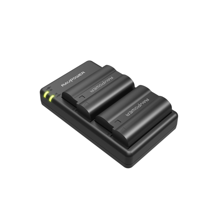 Bộ 2 pin và sạc kép RAVPower RP-BC057 for Nikon - Chính hãng (EN-EL15)
