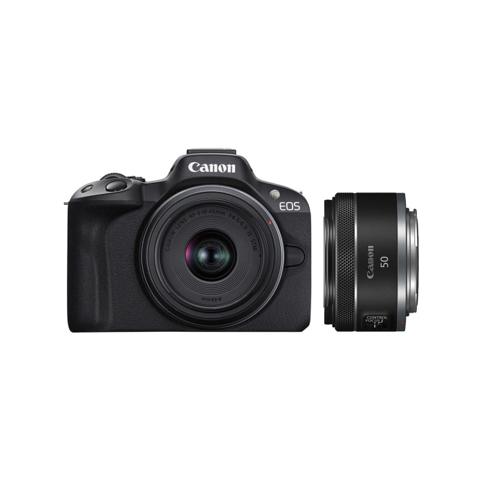 Canon EOS R50 - (Kèm Kit Lens 18-45mm + RF 50mm f/1.8 STM) Chính hãng