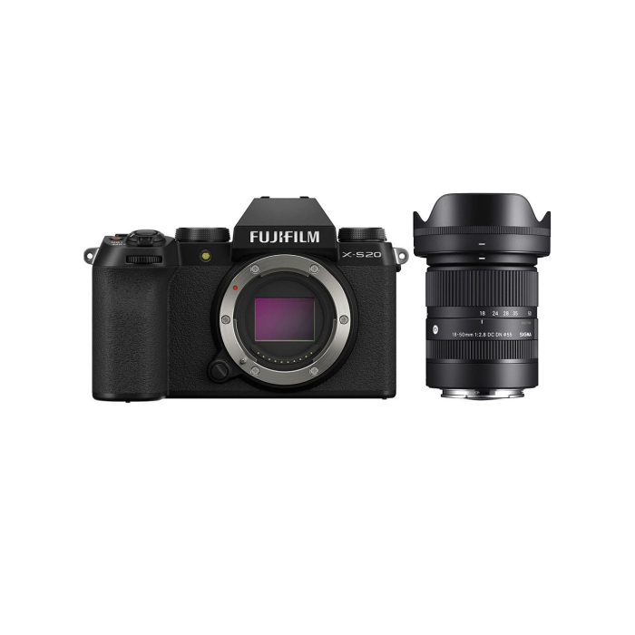 Fujifilm X-S20 - (Kèm Lens Sigma 18-50mm f/2.8) Chính hãng