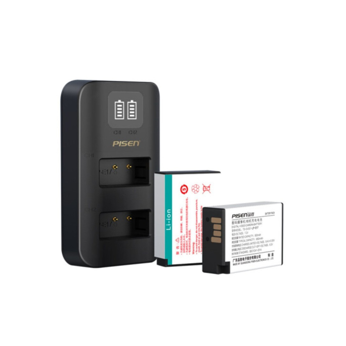 Bộ 2 pin & sạc Pisen LP-E17 dùng cho Canon - Chính hãng