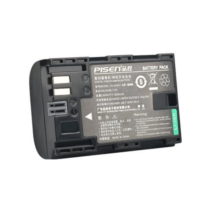 Pin sạc Pisen LP-E6N dùng cho Canon - Chính hãng