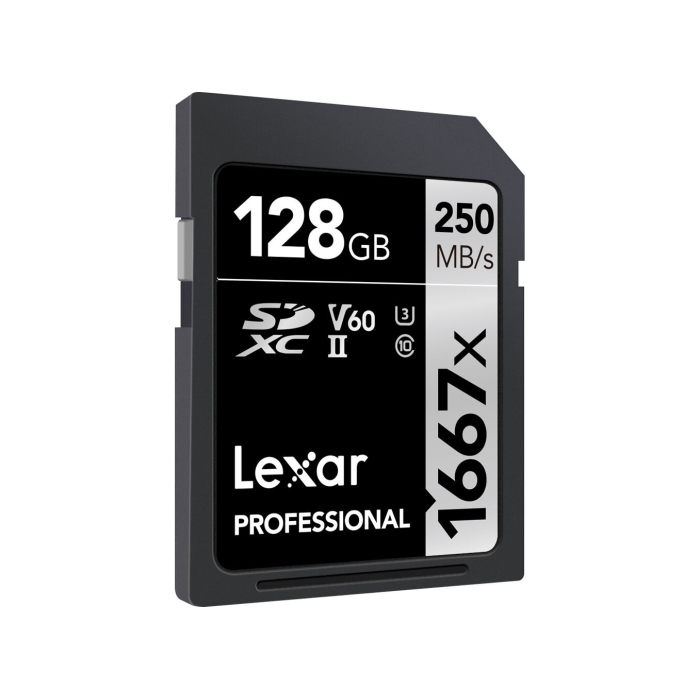 Thẻ nhớ SDXC Lexar 128GB 250MB/s Professional 1667x UHS-II Silver Series