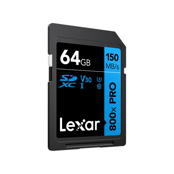 Thẻ nhớ SDHC Lexar 64GB 150MB/s High-Performance 800x Pro UHS-I Blue Series