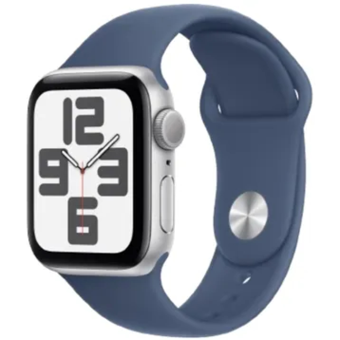 Apple Watch SE 2 2024 44mm (GPS) Viền Nhôm Dây Cao Su - Chính hãng