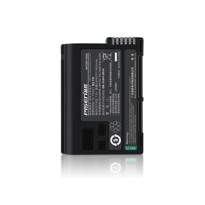 Pin sạc Pisen EN-EL15 dùng cho Nikon - Chính hãng