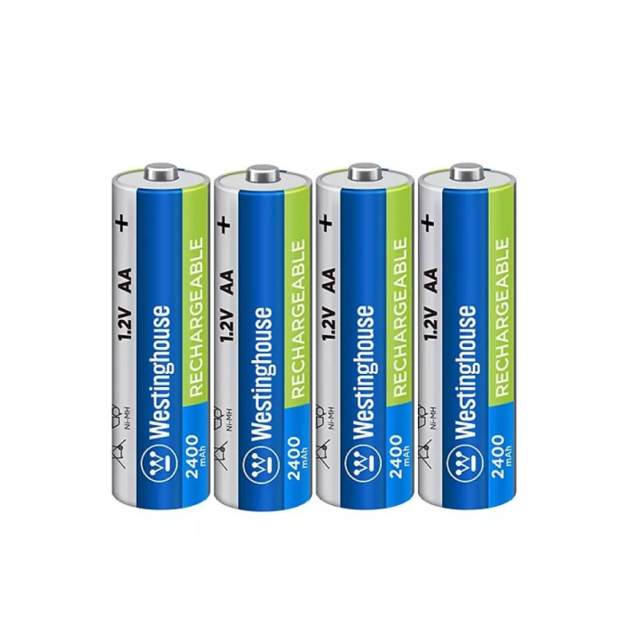 Pin sạc Westinghouse AA 2400mAh (Vỉ 4 cục) - Chính hãng