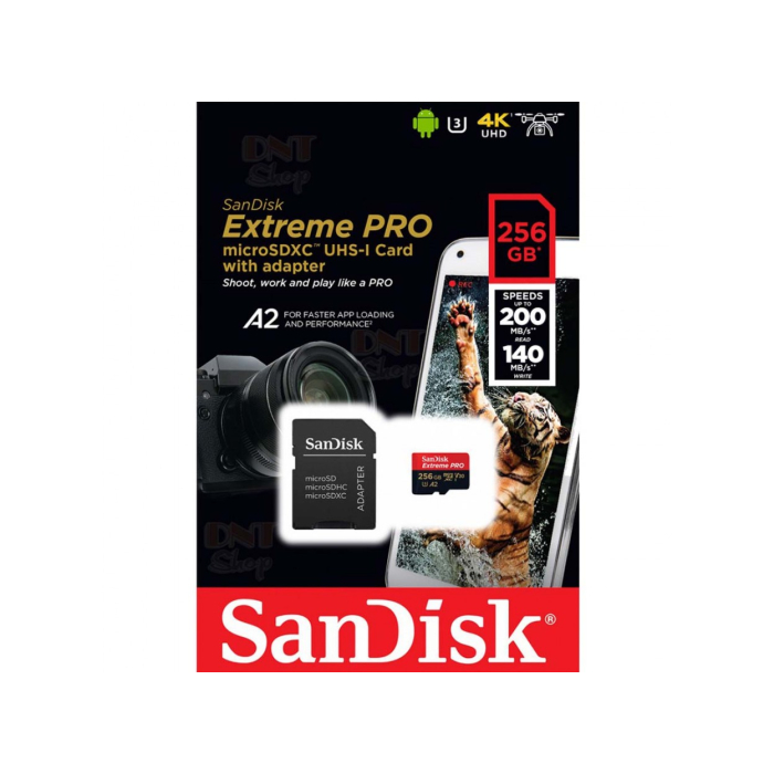 Thẻ nhớ MicroSDXC SanDisk Extreme Pro 256GB 200MB/s