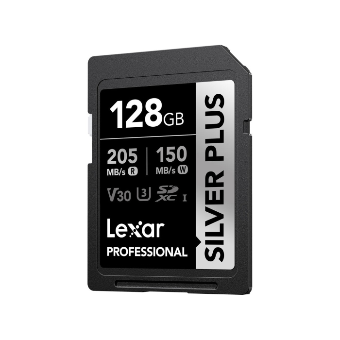 Thẻ nhớ SDXC Lexar 128GB 205MB/s UHS-I Professional Silver Plus Series