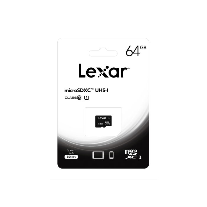 Thẻ nhớ microSDXC Lexar 64GB 80MB/s UHS-I