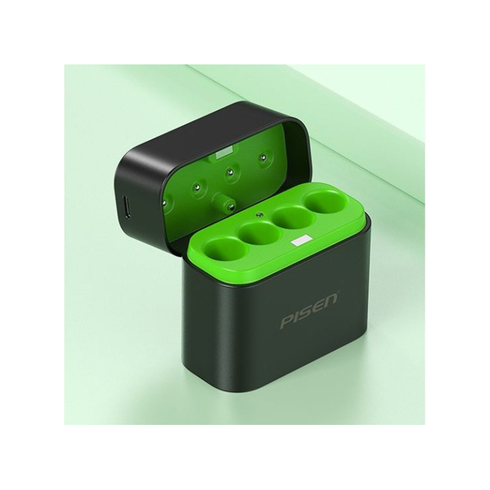 Bộ sạc 4 pin Pisen AA5 (Pisen-4) 3600mWh Li-ion 1.5V - Chính hãng