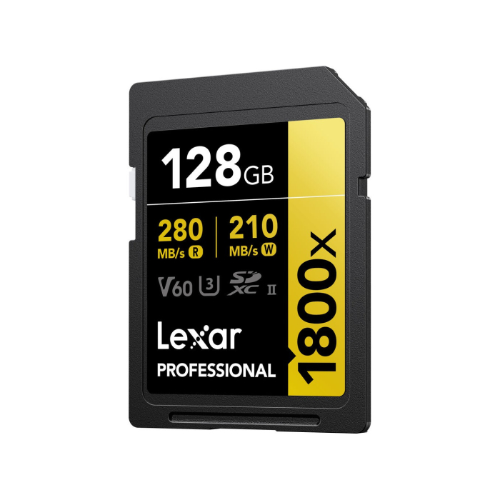 Thẻ nhớ SDXC Lexar 128GB 280MB/s Professional 1800x UHS-II Gold Series
