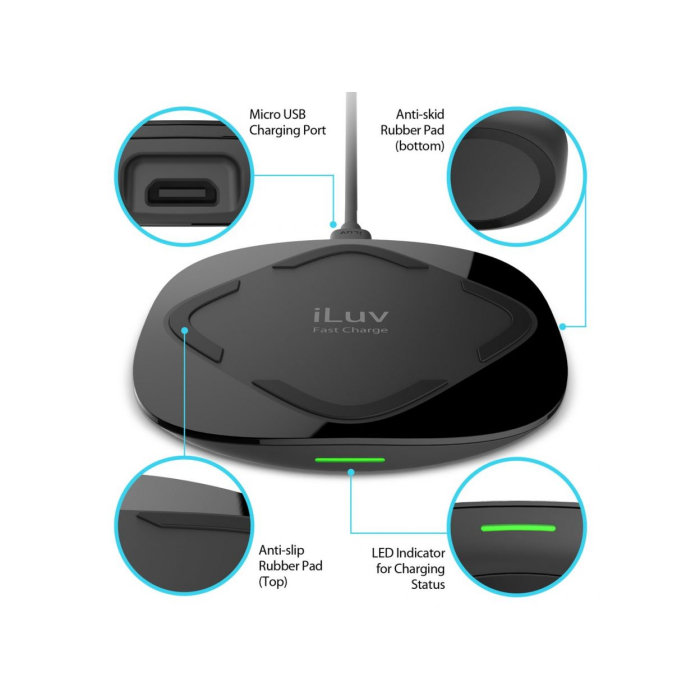 Đế sạc không dây iLuv chuẩn Qi