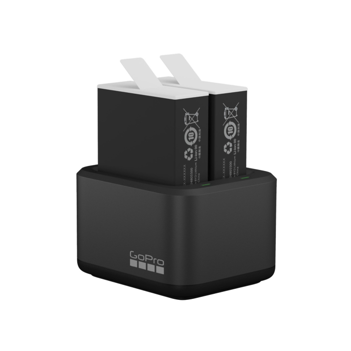 Bộ 2 pin + sạc đôi GoPro Enduro HERO9/10/11/12 Black