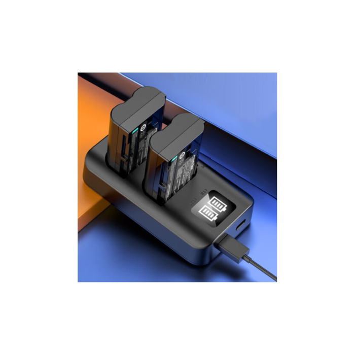 Bộ 2 pin & sạc Pisen EN-EL15c dùng cho Nikon - Chính hãng