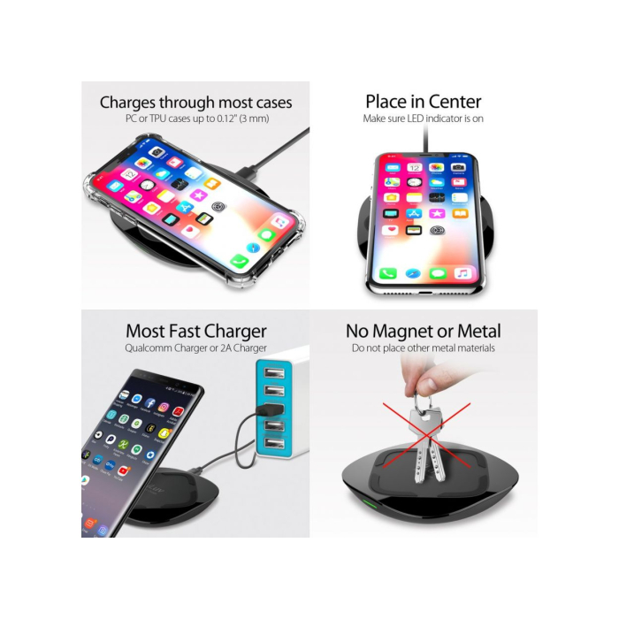 Đế sạc không dây iLuv chuẩn Qi