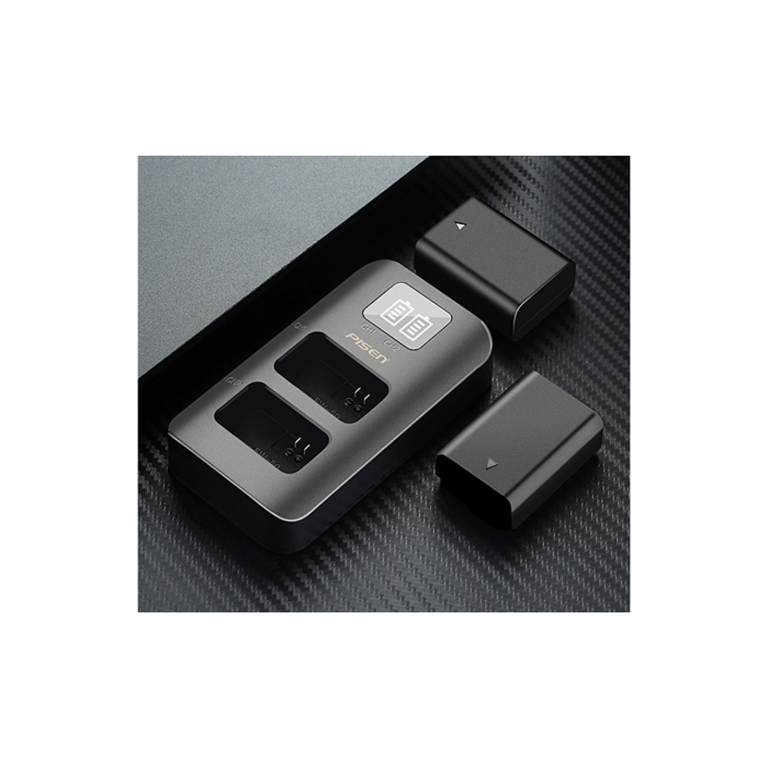 Bộ 2 pin & sạc Pisen NP-FW50 dùng cho Sony - Chính hãng