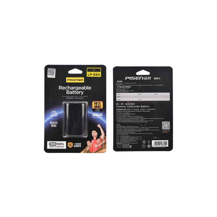 Pin sạc Pisen LP-E6N dùng cho Canon - Chính hãng