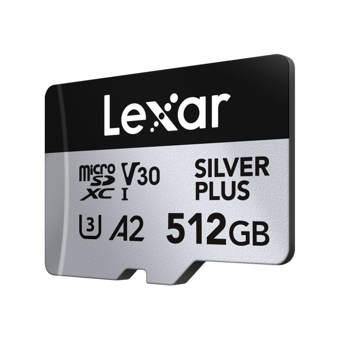 Thẻ nhớ microSDXC Lexar 512GB 205MB/s UHS-I Professional Silver Plus Series