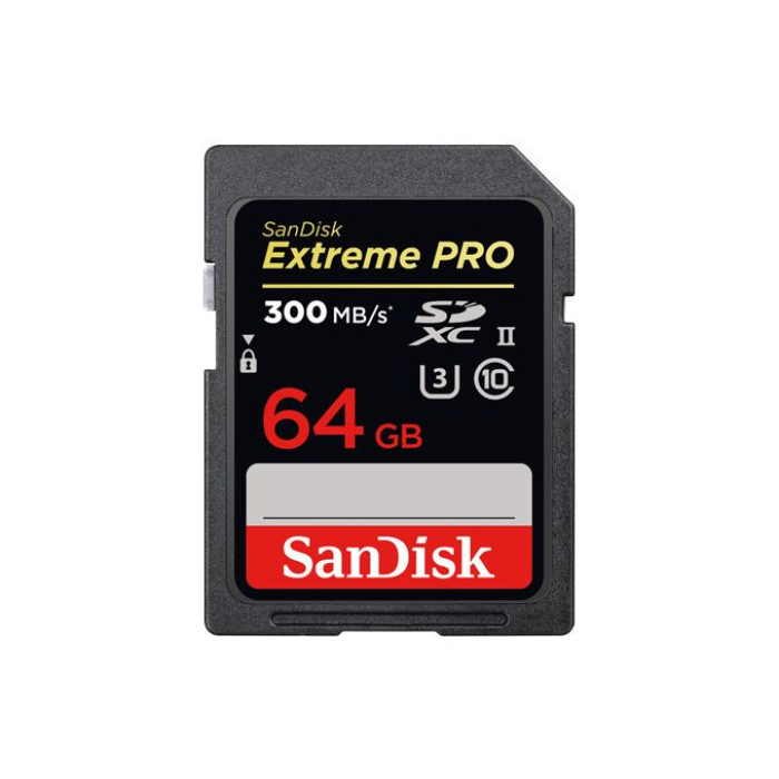 Thẻ nhớ SDHC Sandisk Extreme Pro UHS-II U3 64GB 300MB/s