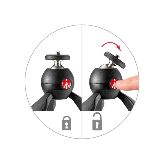 Chân máy ảnh Manfrotto PIXI Mini - Chính hãng