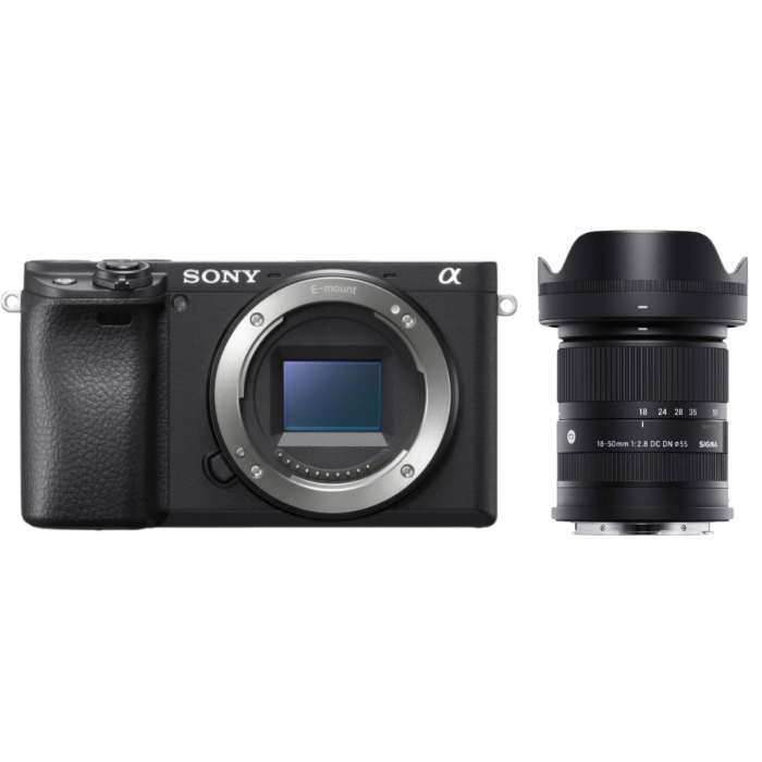 Sony A6400 - (Kèm Lens Sigma 18-50mm f/2.8) Chính hãng