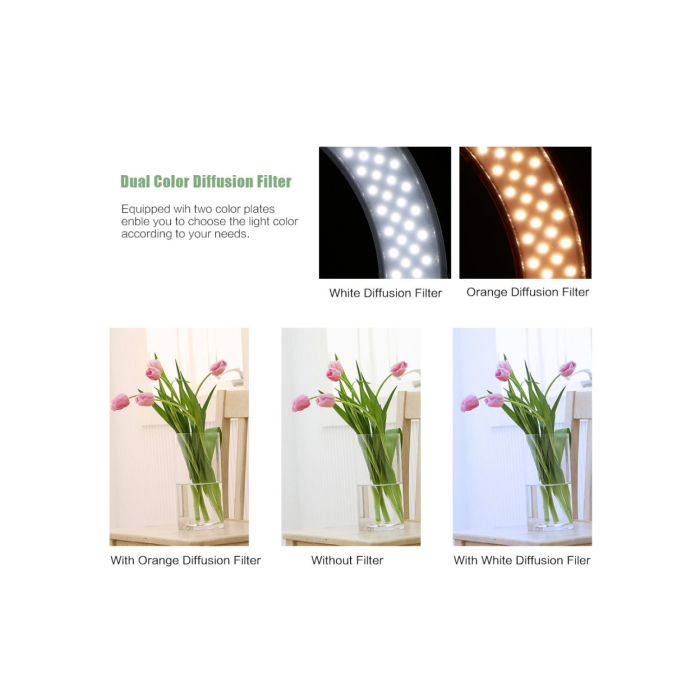 Đèn LED Video Light Ring Studio RL-18 - Chính hãng