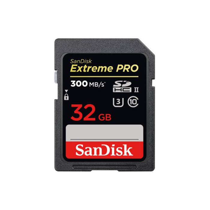 Thẻ nhớ SDHC Sandisk Extreme Pro UHS-II U3 32GB 300MB/s