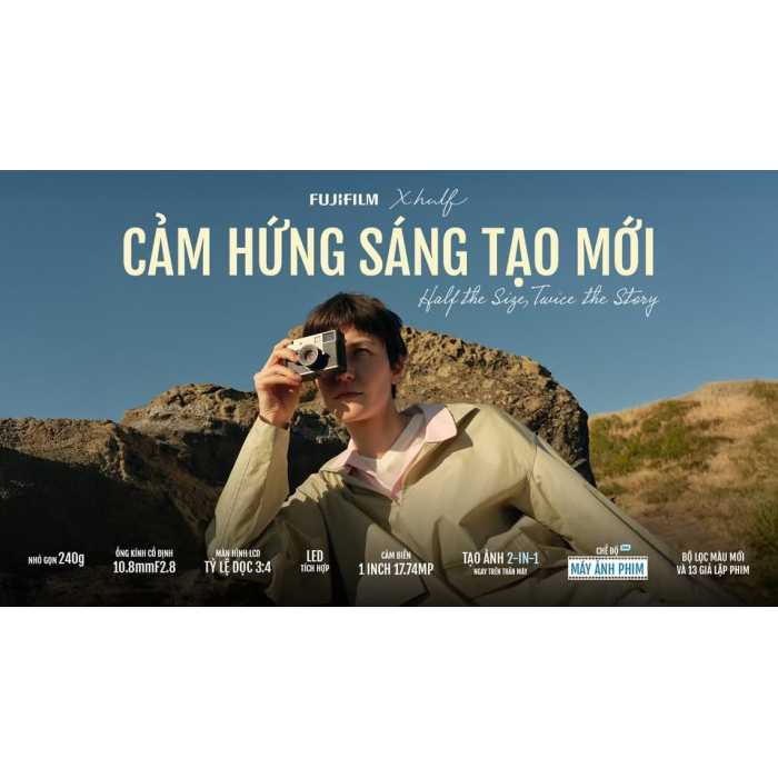 Máy ảnh Fujifilm X-Half - Chính Hãng