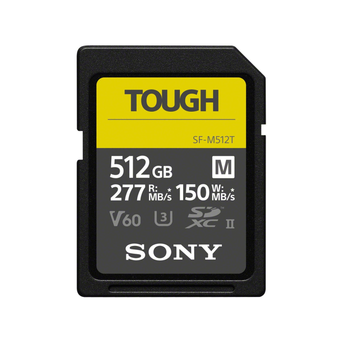 Thẻ nhớ SDXC Sony 512GB SF-M Tough UHS-II 277MB/s